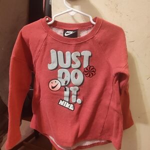 Nike Kids Red Long Sleeve Shirt